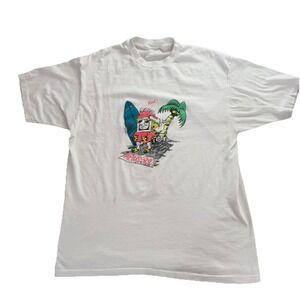 Vintage 1989 AMUS Surf Computer T-Shirt Single Stitch – Size M